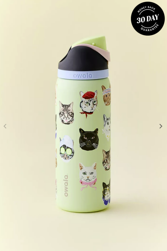 Cat Collage FreeSip 32oz Water Bottle